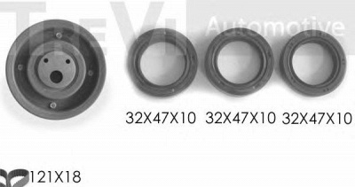 TREVI AUTOMOTIVE kd1173s -  Комплект ремня ГРМ